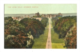 Cp, Angleterre, Windsor Castle, The Long Walk - Windsor Castle