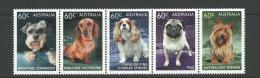 2013 Dogs Strip Of 5 Complete Mint Never Hinged Post Office Fresh - Ungebraucht