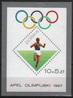 Poland 1967. Olimpic Games, Grenoble Sheet MNH (**) - Winter 1968: Grenoble