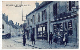 CPA  Lorrez Le Bocage La Place 77 Seine Et Marne Mercerie Epicerie - Lorrez Le Bocage Preaux