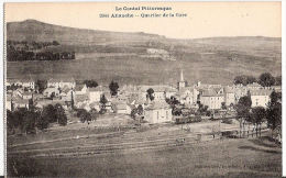 CPA Allanche Quartier De La Gare 15 Cantal - Allanche