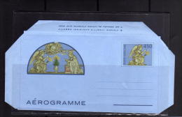 VATICANO - VATICAN - VATIKAN 1983 AEROGRAMMA ANNUNCIAZIONE DELLA VERGINE ANDREA DELLA ROBBIA INTERO POSTALE NUOVO UNUSED - Entiers Postaux