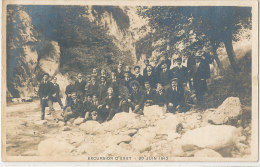 11 // EXCURSION D AXAT   30 Juin 1912    Carte Photo - Axat