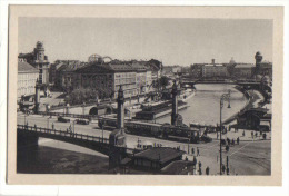 Donaukanal - Brücke - Strassenbahn                                                                     ( Bridge - Tram ) - Vienna Center