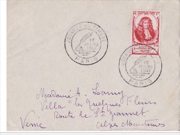 FDC JOURNEE DU TIMBRE PARIS 18 Mars 1947 . - ....-1949