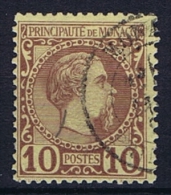 Monaco: 1885 Mi. Nr 4 Used SIGNED - Gebruikt