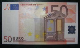 50 EURO G043D4 Germany DRAGHI  Serie X  UNCIRCULATED - 50 Euro