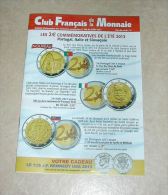 Catalogue Club Français De La Monnaie Juillet 2013 N° 168 - Francese
