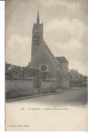LE CHATELET EN BRIE - Eglise Et Hôtel De Ville - Le Chatelet En Brie