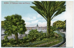 ITALIE : ROMA - IL VATICANO VISTO DAL PINCIO - Parques & Jardines
