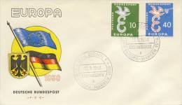 FDC Duitsland (Bonn) - 1958 - Blanco - 1958