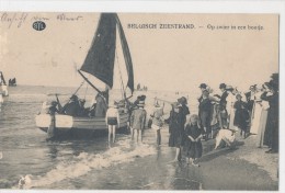 BELGISCH ZEESTRAND OP ZWIER IN EEN BOOTJE  FELDPOST SYL VOYAGEE 1915 Etat Voir 2 Scans - Collections & Lots