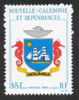 Nouvelle Calédonie : Blason De Nouméa - Armoiries - - Unused Stamps