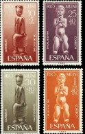 Rio Muni 25/28 ** Estatuas. 1961 - Rio Muni