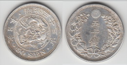 TOP QUALITY ***** JAPON - JAPAN - 50 SEN 1900 - YR-33 - MUTSUHITO - ARGENT - SILVER ***** EN ACHAT IMMEDIAT - Japan