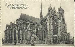 Lierre -- Eglise  St. - Gommaire. - Vue Extérieur . Abside  Et  Transept.   (2 Scans) - Lier