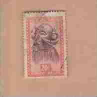 CONGO BELGE.  (COB) 1947 - N°293   . Artisanat Et Masques.  * 20f -  Obl - Used Stamps