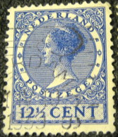 Netherlands 1928 Queen Wilhelmina 12.5c - Used - Usati