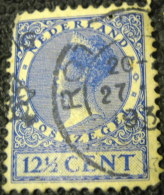 Netherlands 1928 Queen Wilhelmina 12.5c - Used - Usati