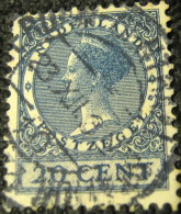 Netherlands 1924 Queen Wilhelmina 20c - Used - Usati