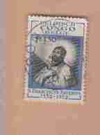 CONGO BELGE.  (COB) 1954 - N°324   .  Quatrième Centenaire De La Mort De Jean-François Xavier.  * 1f50  -  Obl - Used Stamps