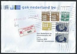 Registered Cover From Copenhagen (Kobmagergade) To Netherland; 13-11-1996 - Lettres & Documents