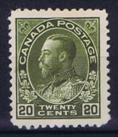 Canada: 1911 Mi 98 ,  MH/*, Parts Of Paper On The Back - Neufs