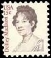 1980 USA Dolly Madison Stamp Sc#1822 Famous Woman First Lady Mini Size Stamps Unusual - Erreurs Sur Timbres