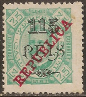 Cabo Verde - 1915 King Luis Overcharged - Cape Verde