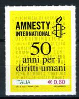 2011 -  Italia - Italy - Italie - Italien - “ Amnesty Internationali ”  - Mint - MNH - 2011-20: Ungebraucht