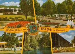 Deutschland- Postkarte Zirkuliert In 1976- Bad Orb- Spessart - Collage Von Bildern - 2/scans - Bad Orb