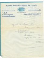 Lettre à Entête "ONDOVOX" Liège 1935 - TSF, Radio,...(xh) - 1900 – 1949