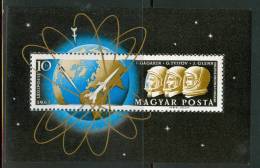 HUNGARY - 1962.AIR - Cosmonauts-Gagarin,T Itov,Glenn / Space  MNH!! Mi Bl.33 - Unused Stamps