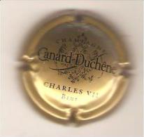 CAPSULE DE MUSELET CHAMPAGNE CANARD DUCHENE CHARLES VII Brut En Minuscules (noir Sur Or) - Canard Duchêne