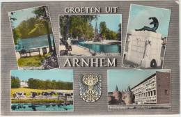 Arnhem - Oude Multiview: Lauwersgracht, 1940-1945,De Grote Vijver,Grote Weide En Sabelpoort ,Prov.Huis-Nederland/Holland - Arnhem