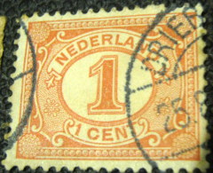 Netherlands 1899 Numeral 1c - Used - Usati