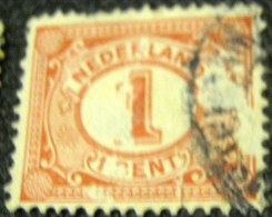 Netherlands 1899 Numeral 1c - Used Slightly Damaged - Usati