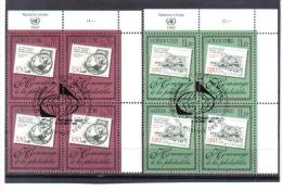 MEX 1042 UNO GENF 1997  Michl  319/20 VIERERBLOCK Used / Gestempelt SIEHE ABBILDUNG - Used Stamps