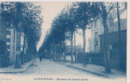 LAFERTE SAINT AUBIN : BOULEVARD DU CHEMIN DE FER - CPA EDIT. DUCREUX - 2 SCANS - - La Ferte Saint Aubin