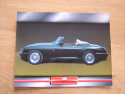MG F RV 8   Fiche Auto Voiture Automobile Cars Format A4 - Cars