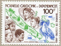 Nouvelle Calédonie : Semaine De L'Outre-Mer : Population, Faune Et Carte - - Unused Stamps