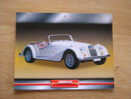 MORGAN Plus Eight  Fiche Auto Voiture Automobile Cars Format A4 - Voitures