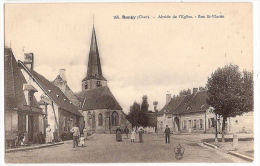 CPA Baugy  Abside De L'Eglise Reu St Martin Saint  18 Cher Rapin Ferblantier Auberge - Baugy