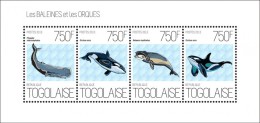 Togo. 2013 Whales And Orcas. (623a) - Walvissen