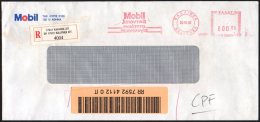 GREECE KALITHEA 2000 - METER / EMA MOBIL - PETROL / OIL / FUEL - REGISTERED ENVELOPE - Aardolie