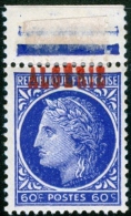 ALGERIA, COLONIA FRANCESE, FRENCH COLONY, CERES DI MAZELIN, 1945, FRANCOBOLLO NUOVO (MLH*), Scott 199 - Ungebraucht