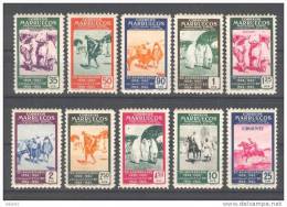 MA384-LAB3038TRELIGISL.Maros.Marocco . MARRUECOS   ESPAÑOL.1953.25º ANIV.1º SELLO MA.1954. (Ed 384/3** )s/f.LUJO - Islam