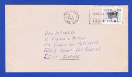 ENVELOPPE -- CACHET PARFAIT   POSTES.CANADA.POST . MAL 3TO - 17.1.1984 - Lettres & Documents