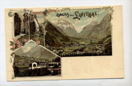 SCHWEIZ - SUISSE - LINTTHAL LITHO POSTCARD - Thal