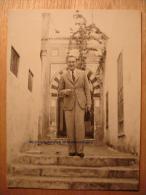 PHOTO Années 1940-1950 - ROLAND TOUTAIN A TUNIS TUNISIE - PHOTO 10X14 - VICTOR SEBAG TUNIS TIRAGE ORIGINAL D'EPOQUE - Famous People